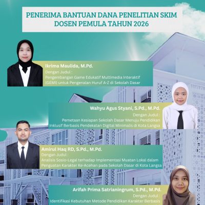 Dosen PGSD Universitas Samudra Raih Pendanaan Hibah Internal Penelitian SKIM Tahun 2026
