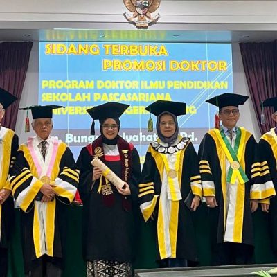 Dosen PGSD Universitas Samudra, Bunga Mulyahati, S.Pd., M.Pd, Raih Gelar Doktor di Bidang Ilmu Pendidikan